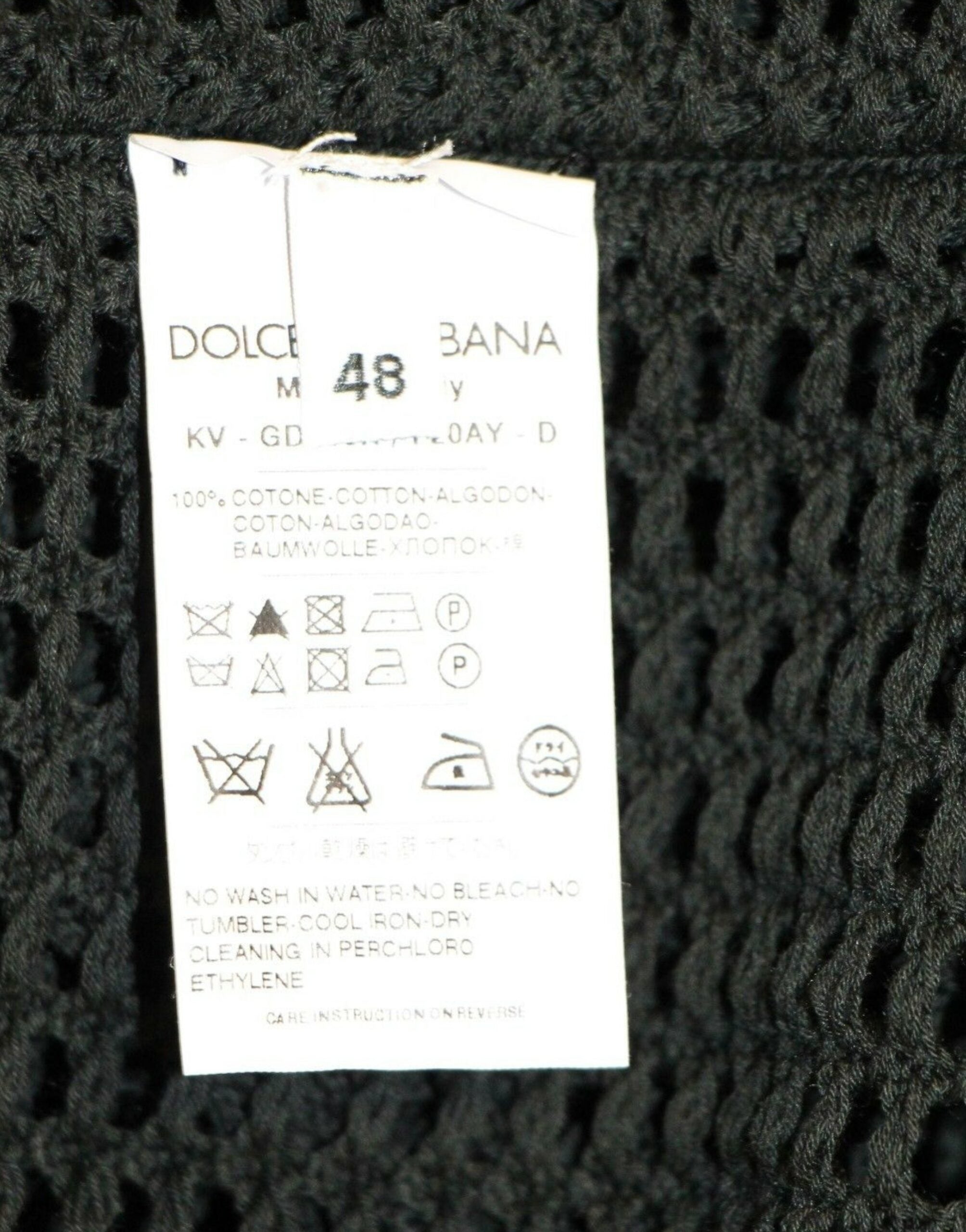 Dunkelgrüner Runway Netzpullover