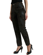 Brown BOYFRIEND Mid Waist Cotton Denim Jeans