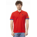 Rotes Herren-Polohemd aus Baumwolle