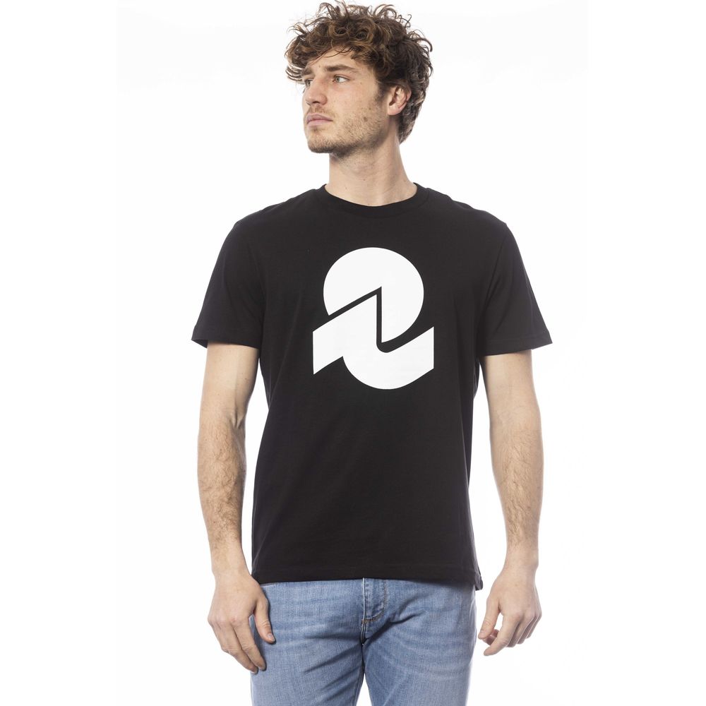Herren-T-Shirt aus schwarzer Baumwolle
