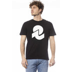 Herren-T-Shirt aus schwarzer Baumwolle