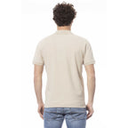 Polohemd aus Baumwolle für Herren, beige