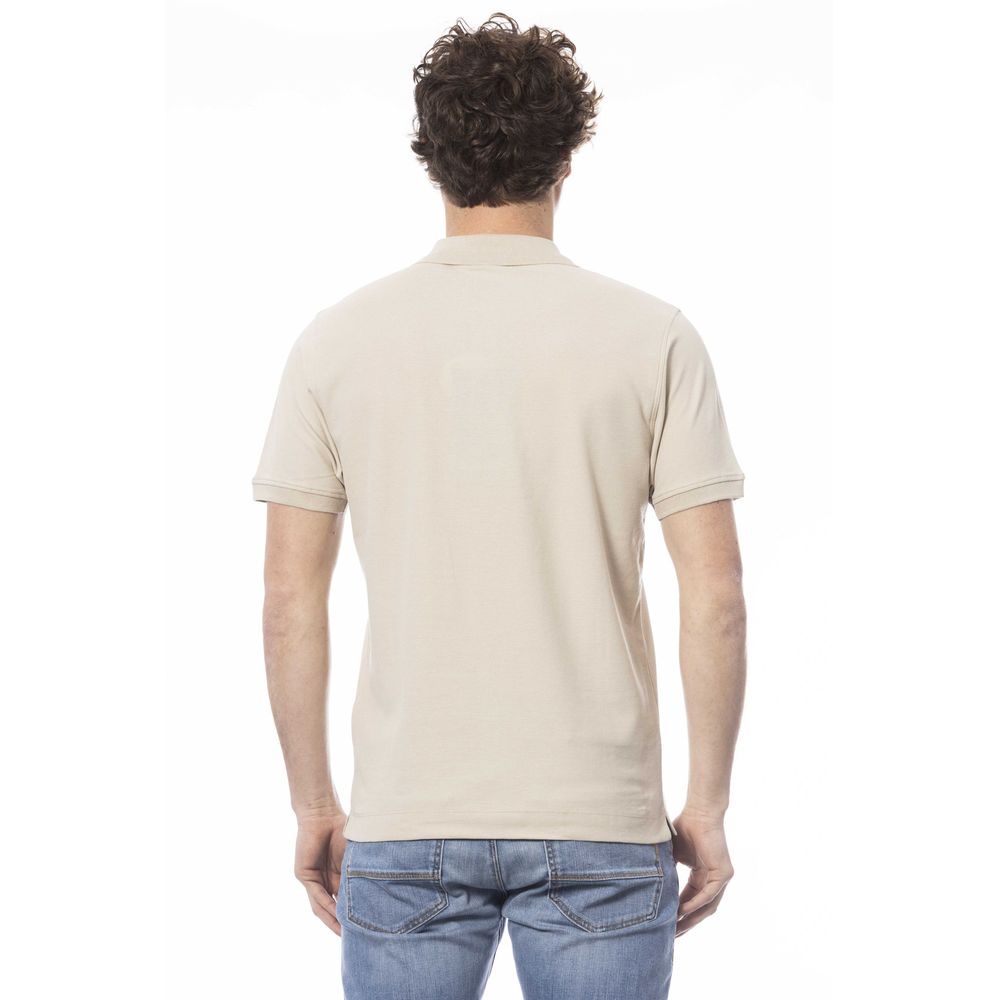 Polohemd aus Baumwolle für Herren, beige
