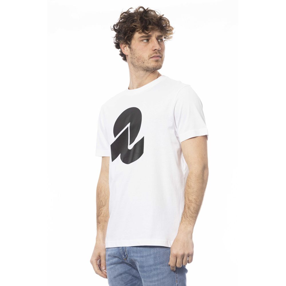 "White Cotton Men T-Shirt"