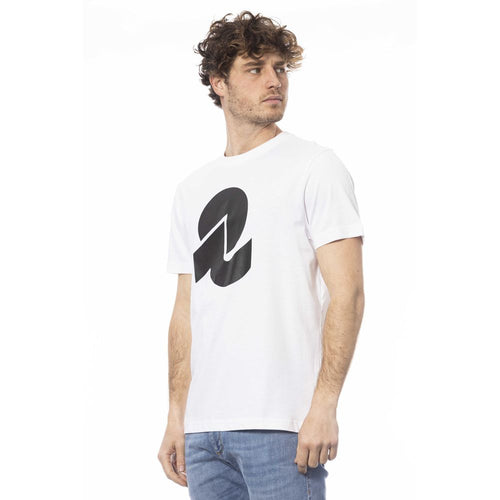 "White Cotton Men T-Shirt"