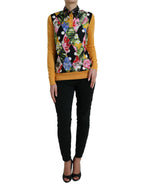 Mehrfarbiger Patchwork-Henley-Pullover aus Kaschmir