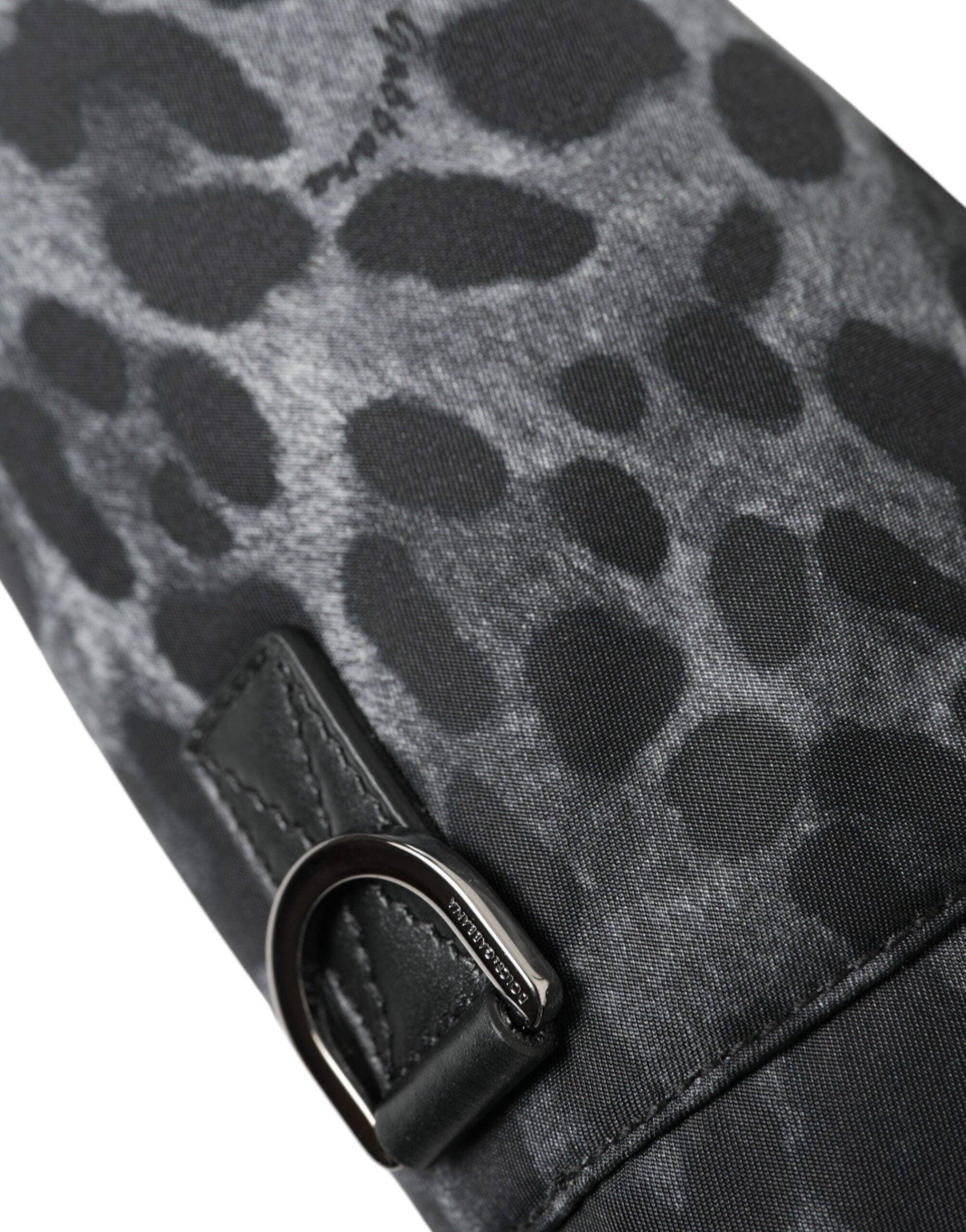 Black Leopard Runde Schlanke Einkaufstasche Flaschenhaltertasche