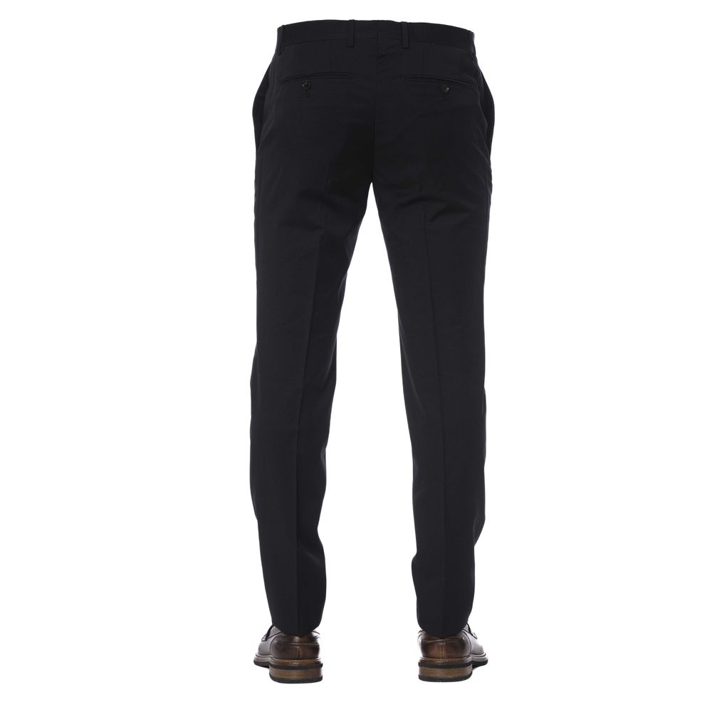 Herrenhose aus schwarzer Schurwolle