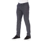 Schwarze Herrenhose aus Baumwolle
