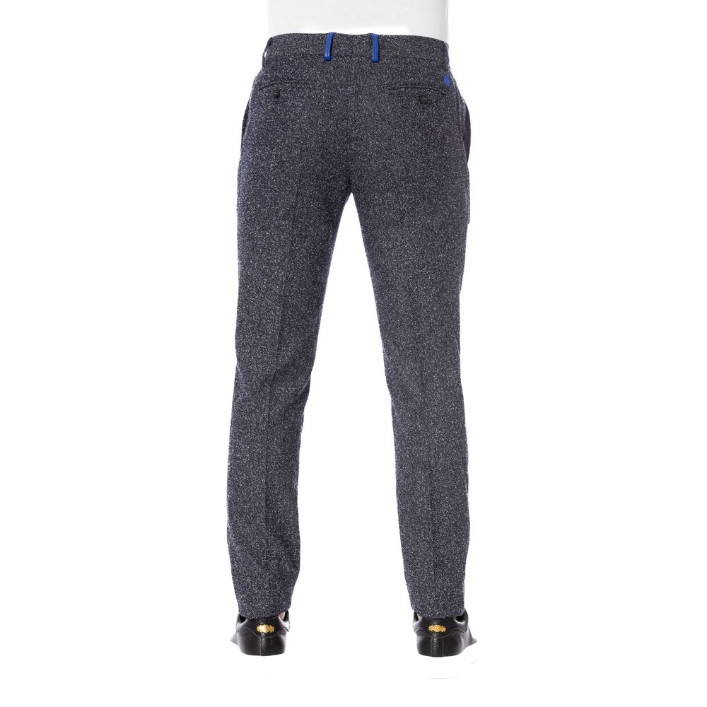Schwarze Herrenhose aus Baumwolle