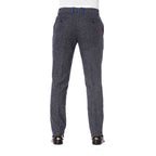 Schwarze Herrenhose aus Baumwolle