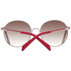 Rose Gold Metal Sunglasses