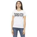 T-shirt da donna in cotone bianco