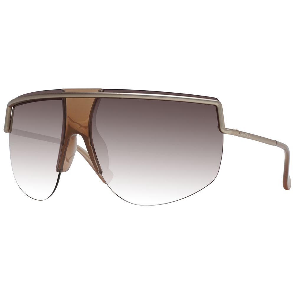Sonnenbrille mit goldfarbenem Metallgestell