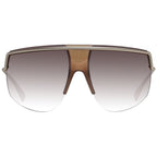 Sonnenbrille mit goldfarbenem Metallgestell