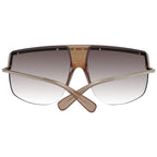 Sonnenbrille mit goldfarbenem Metallgestell