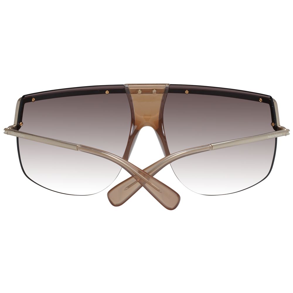 Sonnenbrille mit goldfarbenem Metallgestell