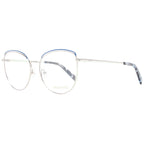 Blaue Metallbrille