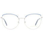 Blaue Metallbrille