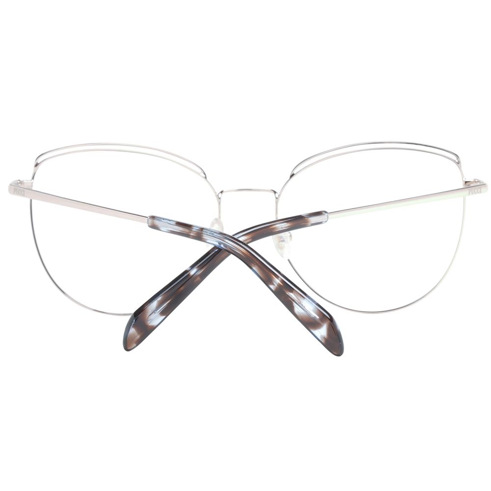Blaue Metallbrille