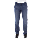 Blaue Herrenjeans aus Baumwolle