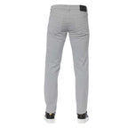 Graue Baumwoll-Herrenjeans