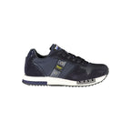 Blue Polyester Sneaker