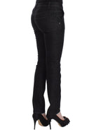 Schwarze Slim Jeans Denim Hose Skinny Leg Stretch