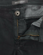 Grüne Slim Jeans Denim Hose Straight Leg Stretch