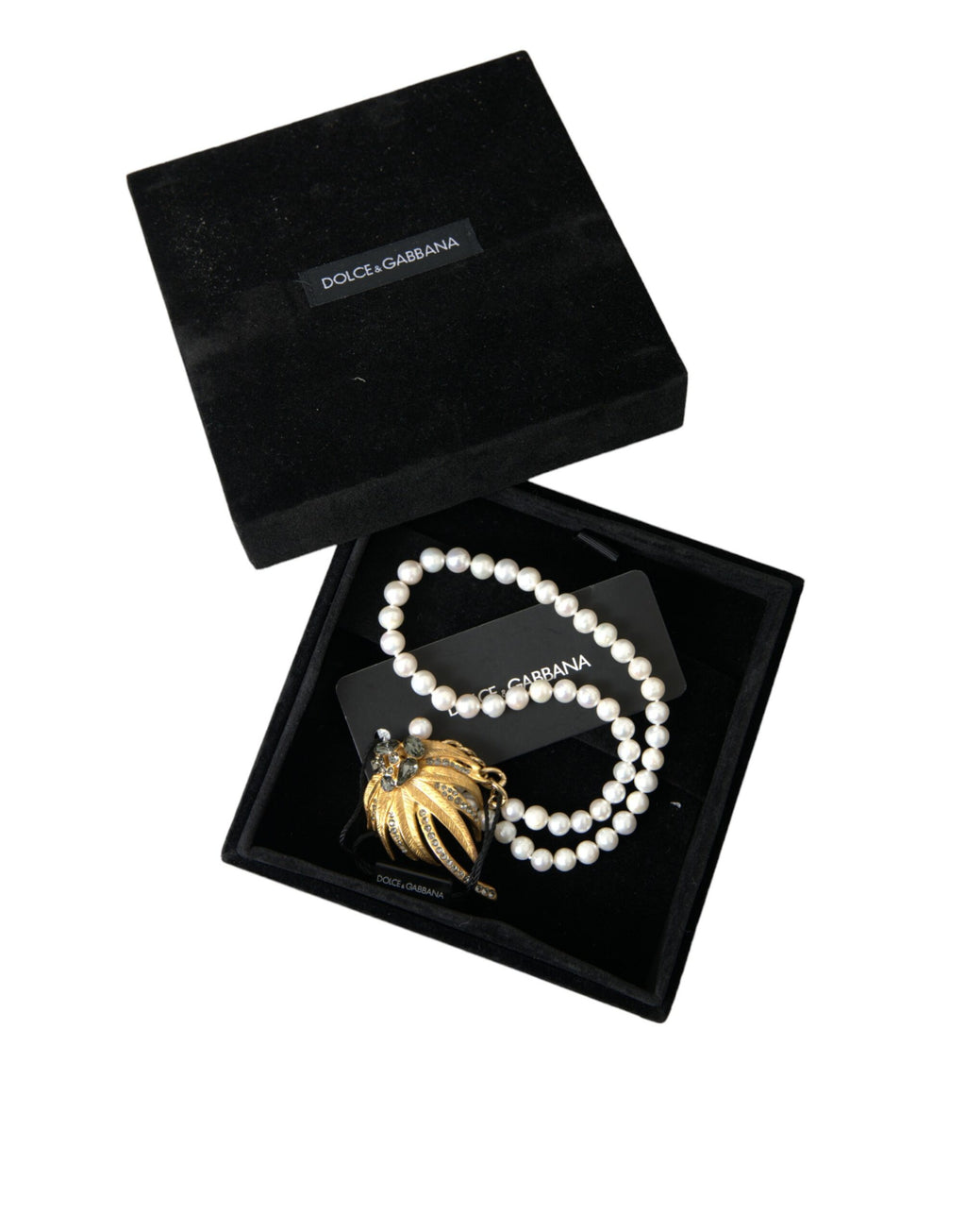 Collana con ciondolo albero in ottone dorato con perle di cristallo