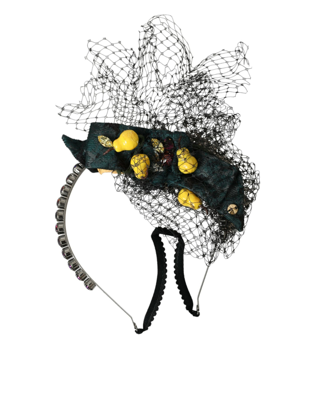 Black Lemons Sizilien Lila Kristall Netz Stirnband Diadem