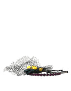 Black Lemons Sizilien Lila Kristall Netz Stirnband Diadem