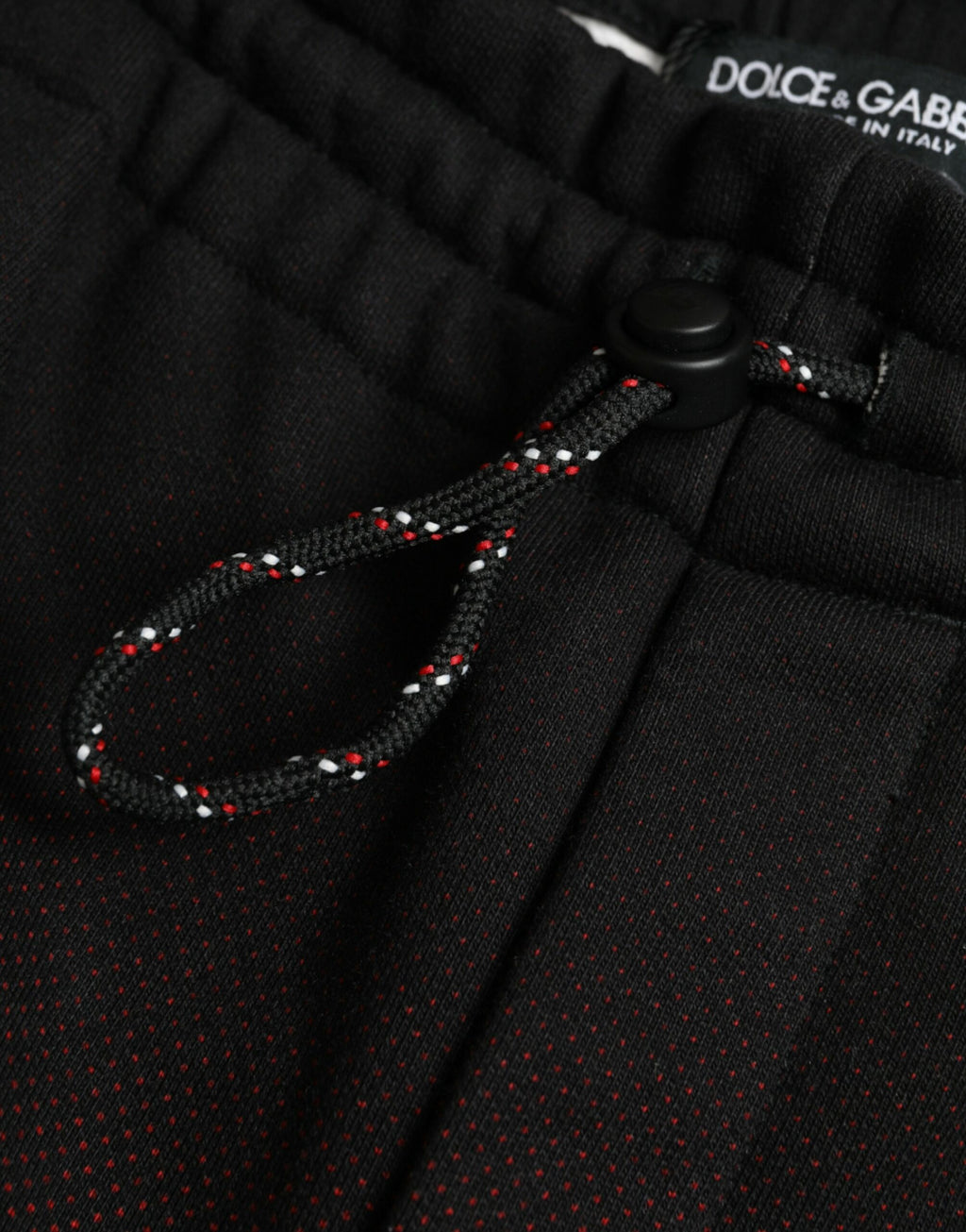 Rote Baumwoll-Bermuda-Shorts mit Leopardenmuster