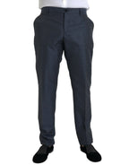 Blaue Wollhose für Herren im Skinny Fit