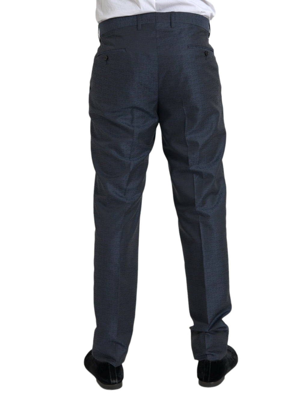 Blaue Wollhose für Herren im Skinny Fit