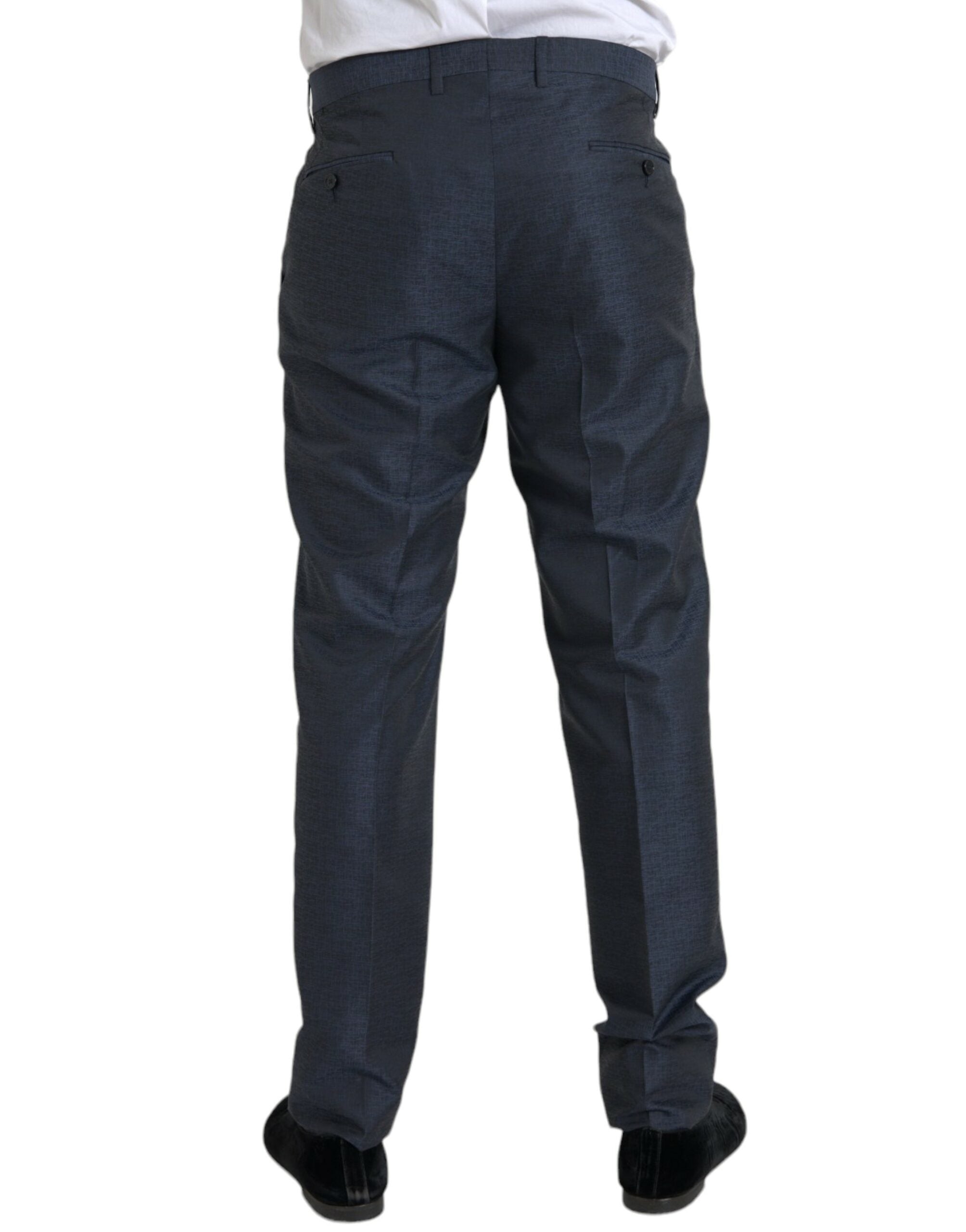 Blaue Wollhose für Herren im Skinny Fit