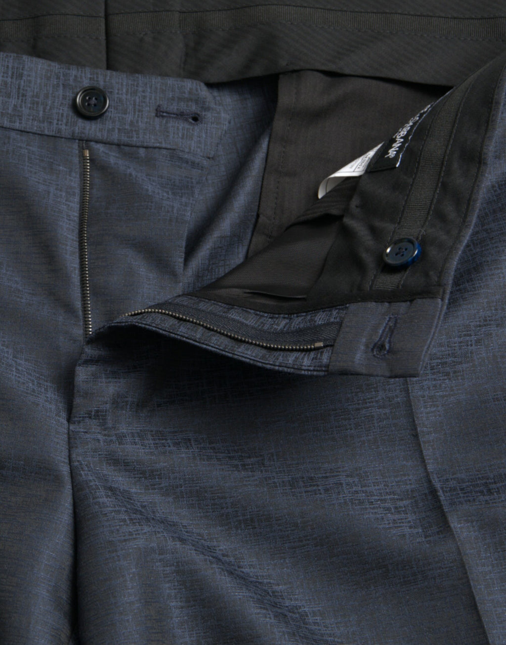 Blaue Wollhose für Herren im Skinny Fit
