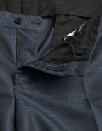 Blaue Wollhose für Herren im Skinny Fit