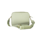 Borsa a mano in pelle verde