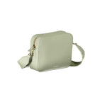 Borsa a mano in pelle verde