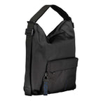 Borsa a tracolla in poliestere nero