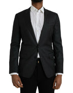 Black Stripe MARTINI Einreiher Mantel Blazer