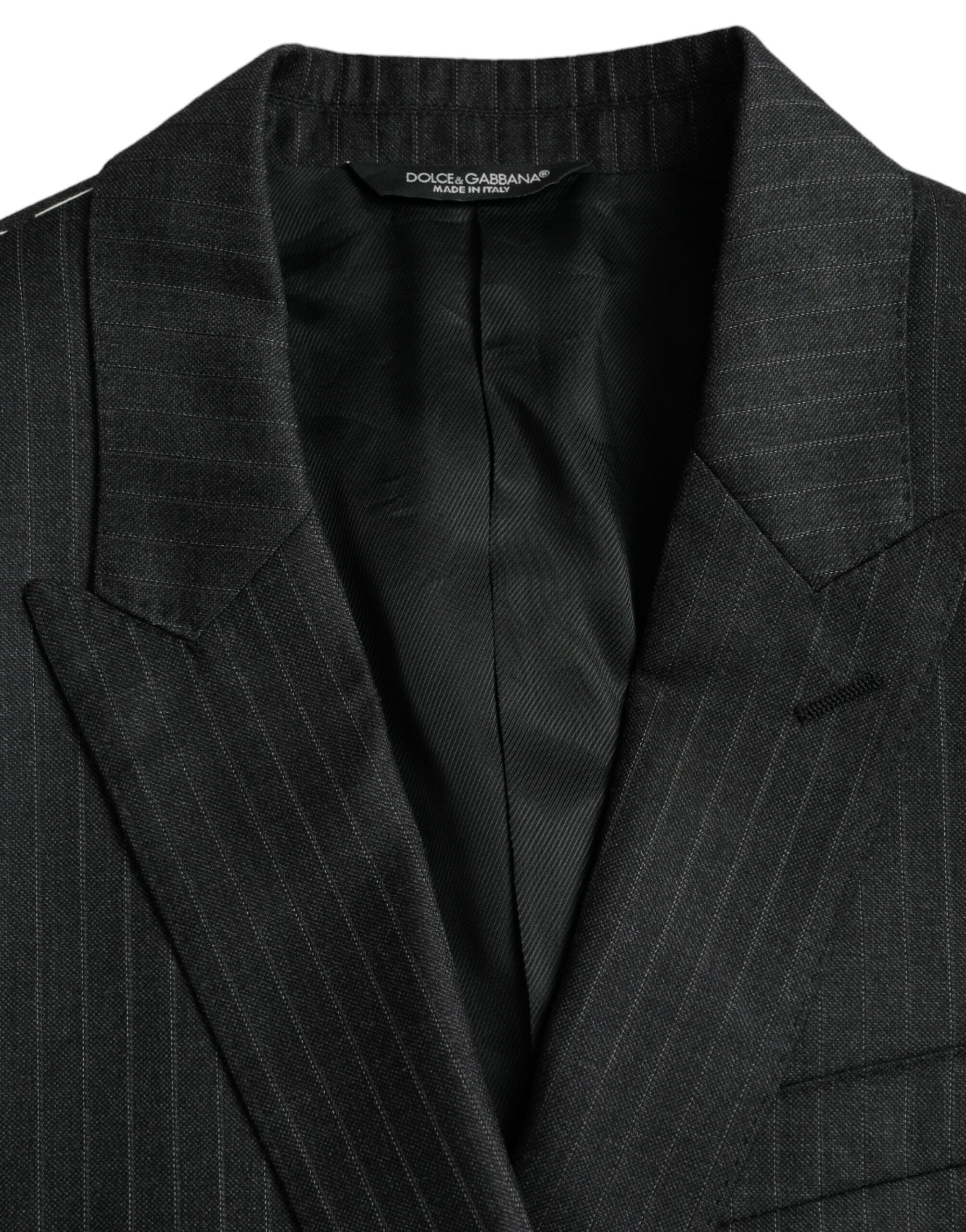 Black Stripe MARTINI Einreiher Mantel Blazer