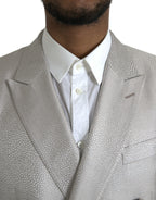 Off White MARTINI Zweireiher Mantel Blazer