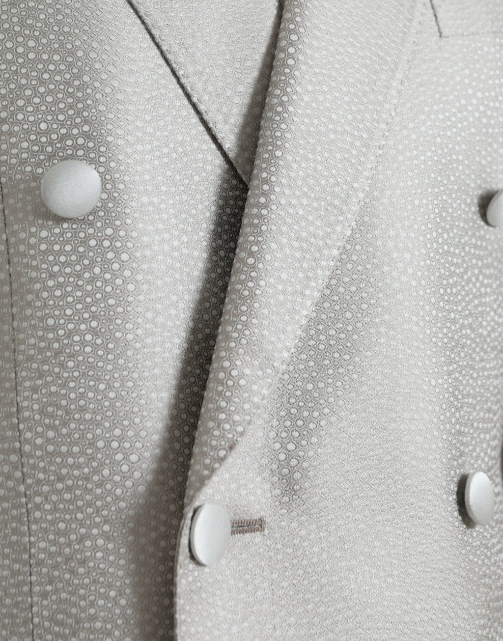 Off White MARTINI Zweireiher Mantel Blazer