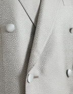 Off White MARTINI Zweireiher Mantel Blazer