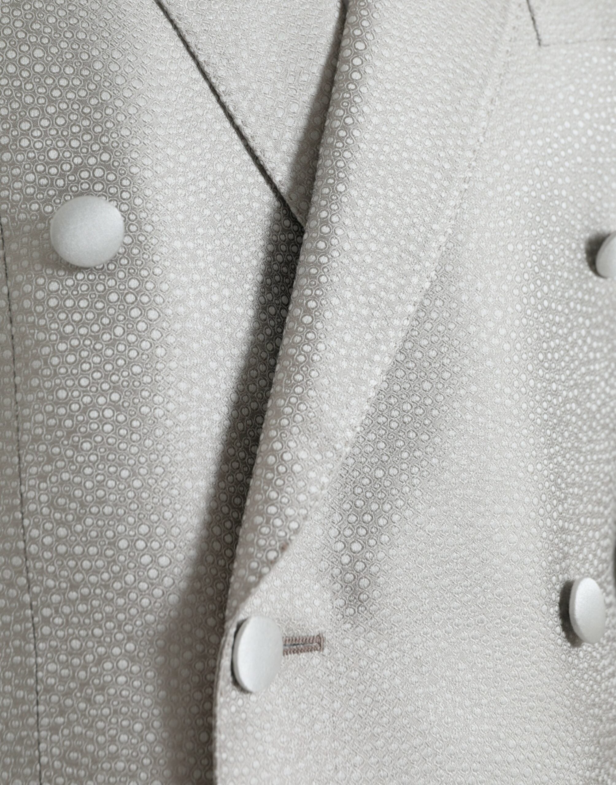 Off White MARTINI Zweireiher Mantel Blazer