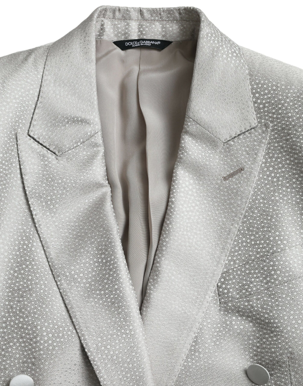 Off White MARTINI Zweireiher Mantel Blazer