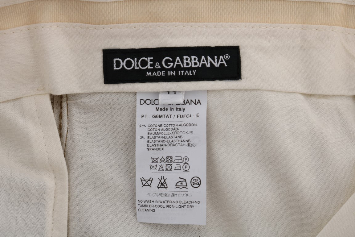 Pantalone in Cotone Elasticizzato Marrone