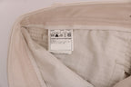 White Slim Fit Casual Jeans